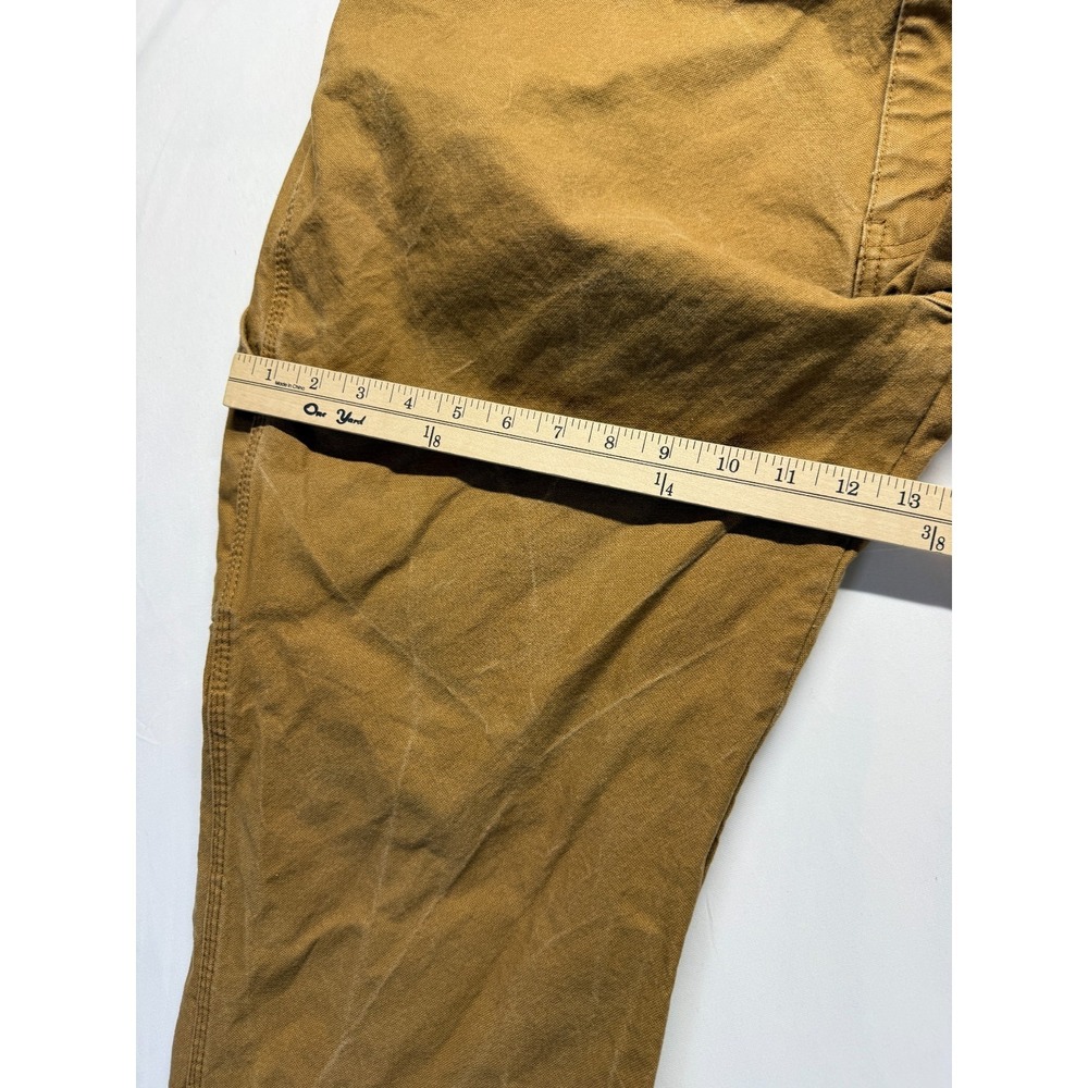 Genuine Dickies Flex Duck Utility Carpenter Pants Mens 42x29 Brown Workwear - Picture 8 of 14